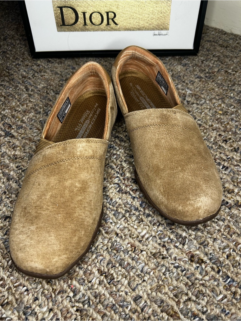 Skechers Relaxed Fit Breathe Easy Kindred Air Cooled Memory Foam Slip On S 7.5
